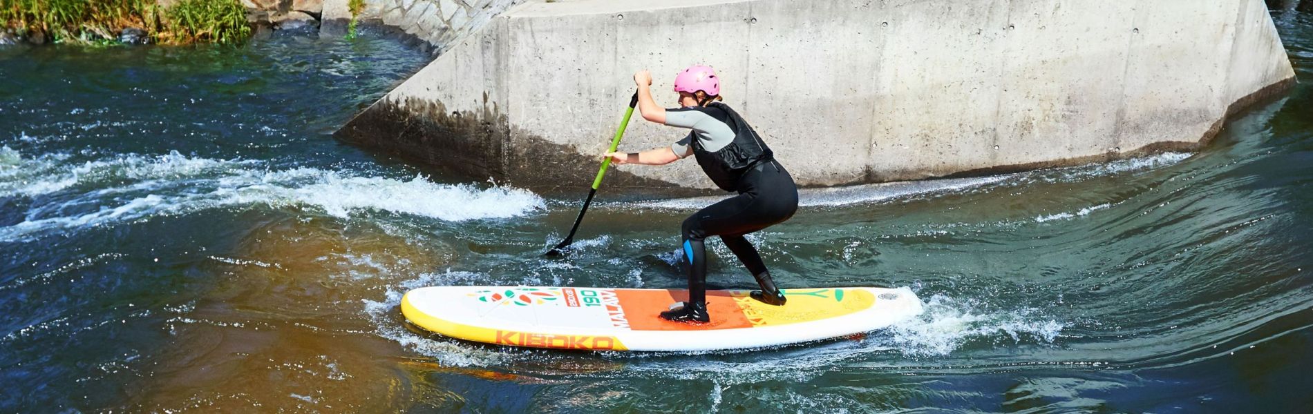 hliníkové pádlo na paddleboard